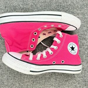 Converse Women's Fuchsia High-Top Sneakers